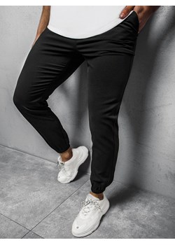 Spodnie męskie chino jogger materiałowe czarne OZONEE DJ/5539 ze sklepu ozonee.pl w kategorii Spodnie męskie - zdjęcie 137927548