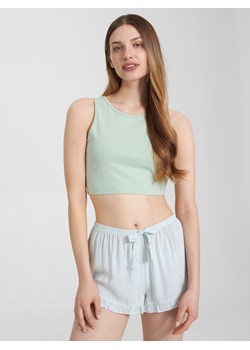 Sinsay - Szorty piżamowe - Zielony ze sklepu Sinsay w kategorii Piżamy damskie - zdjęcie 137997059