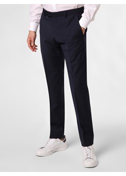 Strellson Męskie spodnie od garnituru modułowego Mężczyźni Slim Fit granatowy jednolity ze sklepu vangraaf w kategorii Spodnie męskie - zdjęcie 138031158