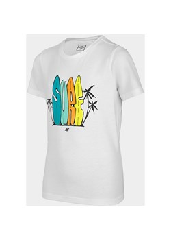 Koszulka chłopięca HJL22 JTSM009 4F ze sklepu SPORT-SHOP.pl w kategorii T-shirty chłopięce - zdjęcie 138168537