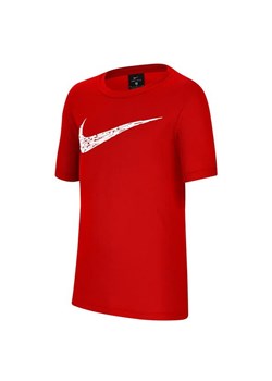 T-shirt chłopięce czerwony Nike 