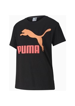 Koszulka damska Classics Contrast Logo SS Tee Puma ze sklepu SPORT-SHOP.pl w kategorii Bluzki damskie - zdjęcie 138188418