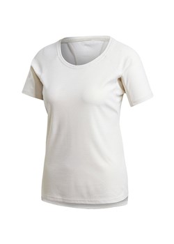 Koszulka damska Training Jacquard Tee Adidas ze sklepu SPORT-SHOP.pl w kategorii Bluzki damskie - zdjęcie 138210607