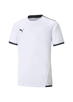 Biały t-shirt chłopięce Puma z jerseyu 