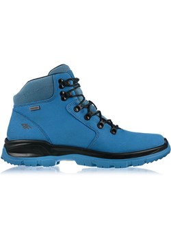 Niebieskie buty trekkingowe damskie 4F płaskie sznurowane sportowe 