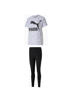 Komplet treningowy damski AOP Logo Print Essentials Puma ze sklepu SPORT-SHOP.pl w kategorii Komplety i garnitury damskie - zdjęcie 138228886