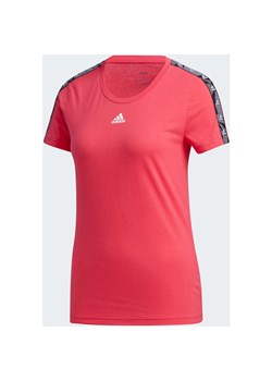Bluzka damska Adidas z krótkimi rękawami  ze sklepu SPORT-SHOP.pl w kategorii Bluzki damskie - zdjęcie 138235369