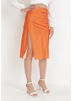 Pomarańczowa Spódnica Diomane ze sklepu Born2be Odzież w kategorii Spódnice - zdjęcie 138298596