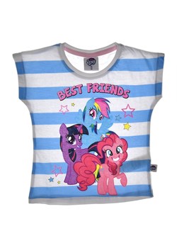 T-shirt dziecięcy My Little Pony niebieski w paski ze sklepu Sklep Dorotka w kategorii Bluzki dziewczęce - zdjęcie 138337075