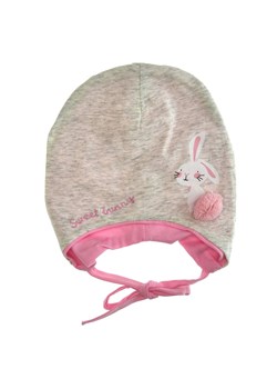 Szara czapka dziecięca Scorpio Sweet Bunny ze sklepu Sklep Dorotka w kategorii Czapki dziecięce - zdjęcie 138340836