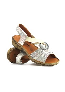 Wygodne sandały damskie wsuwane - COMFORTABEL 710035, beżowe ze sklepu ulubioneobuwie w kategorii Sandały damskie - zdjęcie 138363939