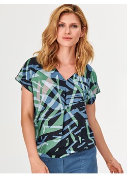 Wzorzysta bluzka Féria ze sklepu Eye For Fashion w kategorii Bluzki damskie - zdjęcie 138439725