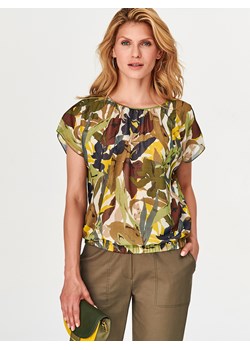 Bluzka w tropikalne liście Féria ze sklepu Eye For Fashion w kategorii Bluzki damskie - zdjęcie 138439746