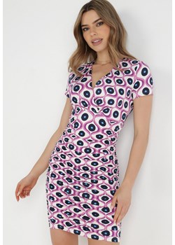 Fioletowa Sukienka Kephippe ze sklepu Born2be Odzież w kategorii Sukienki - zdjęcie 138442116