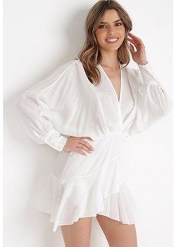 Biała Sukienka Appobe ze sklepu Born2be Odzież w kategorii Sukienki - zdjęcie 138456657