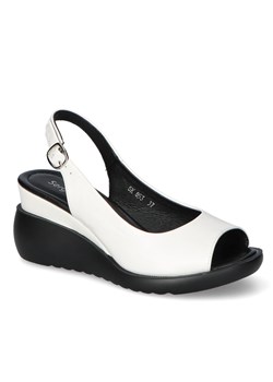 Sandały Sergio Leone SK853 Białe ze sklepu Arturo-obuwie w kategorii Sandały damskie - zdjęcie 138464049
