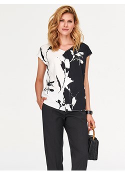 Czarno-biała bluzka Féria ze sklepu Eye For Fashion w kategorii Bluzki damskie - zdjęcie 138464828