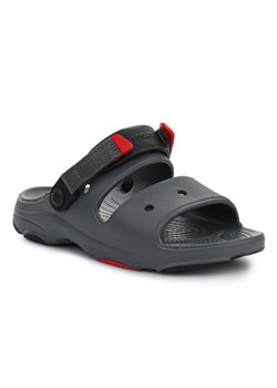Klapki Crocs Classic All-Terrain Sandal Kids 207707-0DA czarne ze sklepu ButyModne.pl w kategorii Klapki dziecięce - zdjęcie 138471918