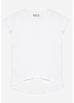 Biała Koszulka Thesona ze sklepu Born2be Odzież w kategorii Bluzki dziewczęce - zdjęcie 138539987