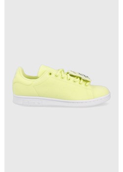 adidas Originals tenisówki Stan Smith GX8553 kolor żółty ze sklepu ANSWEAR.com w kategorii Trampki damskie - zdjęcie 138566406