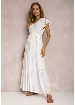 Biała Sukienka Tantysus ze sklepu Renee odzież w kategorii Sukienki - zdjęcie 138581379