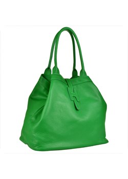 Torba shopper zieleń gucci pojemna skórzana xl ze sklepu melon.pl w kategorii Torby Shopper bag - zdjęcie 138599898