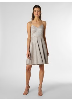 Marie Lund Damska sukienka wieczorowa Kobiety Sztuczne włókno taupe jednolity ze sklepu vangraaf w kategorii Sukienki - zdjęcie 138600356