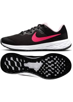 Buty do biegania Nike Revolution 6 Jr DD1096 007 czarne ze sklepu ButyModne.pl w kategorii Buty sportowe dziecięce - zdjęcie 138608759