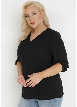 Czarna Bluzka Althiope ze sklepu Born2be Odzież w kategorii Bluzki damskie - zdjęcie 138641166