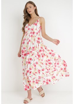 Biała Sukienka Damaia ze sklepu Born2be Odzież w kategorii Sukienki - zdjęcie 138687128