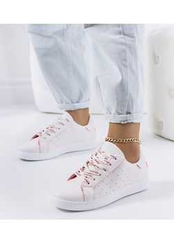 Biało czerwone obuwie sportowe Koho ze sklepu gemre w kategorii Trampki damskie - zdjęcie 138708496