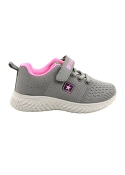 NEWS buty sportowe na rzepy 22DZ23-4843-M Grey różowe szare ze sklepu ButyModne.pl w kategorii Buty sportowe dziecięce - zdjęcie 138712587