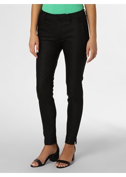 MOS MOSH Spodnie Kobiety Bawełna czarny jednolity ze sklepu vangraaf w kategorii Spodnie damskie - zdjęcie 138717617