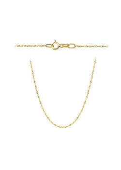 Złoty łańcuszek 585 damski SPLOT SINGAPURE 45 CM ze sklepu LOVRIN w kategorii Łańcuszki - zdjęcie 138723555