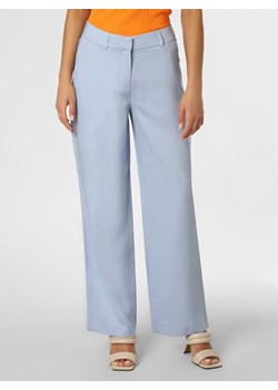 comma Spodnie Kobiety Sztuczne włókno jasnoniebieski jednolity ze sklepu vangraaf w kategorii Spodnie damskie - zdjęcie 138761418