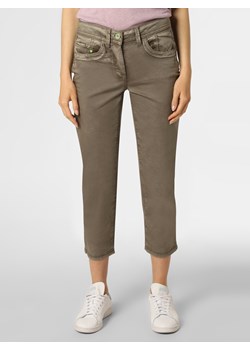 CECIL Spodnie Kobiety Bawełna khaki jednolity ze sklepu vangraaf w kategorii Spodnie damskie - zdjęcie 138848287