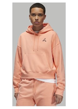 Damska dzianinowa bluza z kapturem Jordan Essentials - Różowy ze sklepu Nike poland w kategorii Bluzy damskie - zdjęcie 138856078