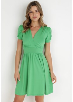 Zielona Sukienka Coryle ze sklepu Born2be Odzież w kategorii Sukienki - zdjęcie 138880258
