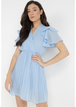 Niebieska Sukienka Alemiera ze sklepu Born2be Odzież w kategorii Sukienki - zdjęcie 138889228