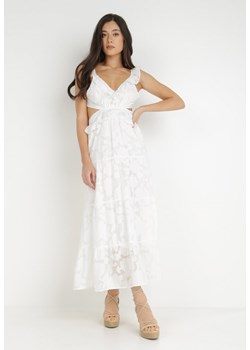 Biała Sukienka Haidica ze sklepu Born2be Odzież w kategorii Sukienki - zdjęcie 138892226