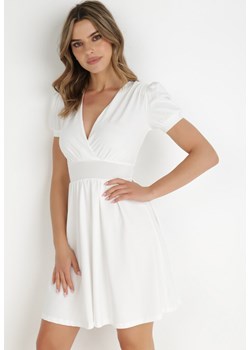 Biała Sukienka Coryle ze sklepu Born2be Odzież w kategorii Sukienki - zdjęcie 138892238