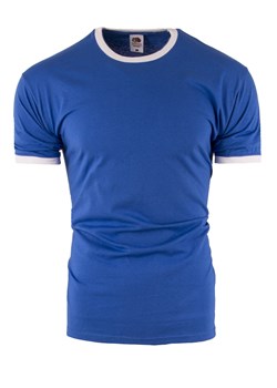 koszulka  Rolly 010 - Indigo/biała ze sklepu Risardi w kategorii T-shirty męskie - zdjęcie 138924466
