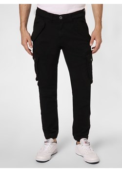 Alpha Industries Spodnie Mężczyźni Bawełna czarny jednolity ze sklepu vangraaf w kategorii Spodnie męskie - zdjęcie 138977227