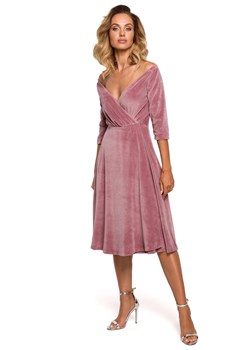 Sukienka Model MOE645 Dirty Pink (L) ze sklepu DobraKiecka w kategorii Sukienki - zdjęcie 139142236