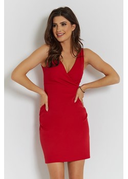 Sukienka Model 277 Paola Red - IVON (34) ze sklepu DobraKiecka w kategorii Sukienki - zdjęcie 139150058