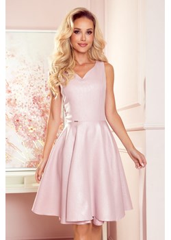 Sukienka Model 114-14 Powder Pink Brokat (L) ze sklepu DobraKiecka w kategorii Sukienki - zdjęcie 139151747