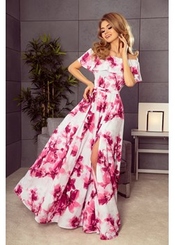 Sukienka Model 194-2 Pink Flowers (L) ze sklepu DobraKiecka w kategorii Sukienki - zdjęcie 139152268
