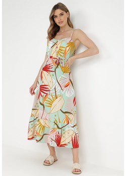 Jasnozielona Sukienka Diomialla ze sklepu Born2be Odzież w kategorii Sukienki - zdjęcie 139197326