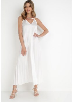 Biała Sukienka Proneis ze sklepu Born2be Odzież w kategorii Sukienki - zdjęcie 139245177