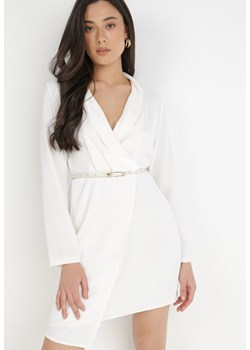 Biała Sukienka Tryphala ze sklepu Born2be Odzież w kategorii Sukienki - zdjęcie 139245277